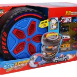 Tragbare Rennstation mit Effekten und 8 Autos