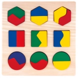 Bino Holzpuzzle – geometrische Formen