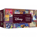 Puzzle 13500 Teile Goldenes Zeitalter Disney