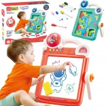 Woopie beidseitige Zeichen-Tafel und Tetris-Spiel 2-in-1, orange