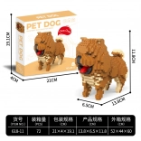 Bauset 800 Teile Chow Chow