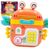 Interaktiver Kinder-Tresor und großartige Sparbüchse in Krabbenform 4-in-1 WOOPIE