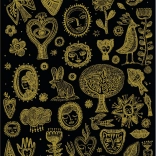 Design-Notizblock Gold Aurelia DJECO