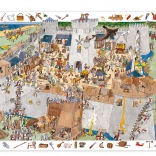 DJECO Puzzle Eroberung der Burg - 100 Teile
