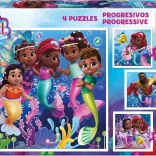 Educa Puzzle Disney Ariel 4v1