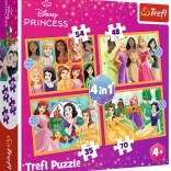 Puzzle 4-in-1 – Märchenhafte Geschichten PRINCESS DISNEY