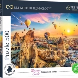 Puzzle TREFL UFT Romantischer Sonnenuntergang, Kappadokien, 500 Teile