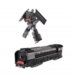 Metallroboter zerlegbar Lokomotive schwarz