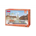3D-Puzzle CityLine Panorama Warschau 159 Teile