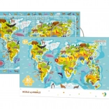 Puzzle Welt der Tiere 80 Teile 45 × 31 cm