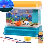 Interaktive leuchtende Aquarienlampe + magnetische Fische ZA4367