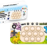 tragbare Spielkonsole Pop It mit Dinosauriern und 4 Spielmodi