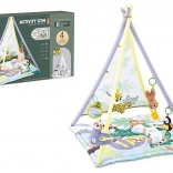 Spielmatte mit Zelt, Musik und Zubehör