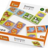 Holzdomino mit Tieren