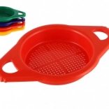 Buntes Kunststoffsieb für Sand