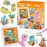 Diamant Malset Dinosaurier