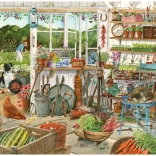 Puzzle Schuppen 1000 Stücke