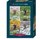 Puzzle 2000 Teile HEYE – Vier Jahreszeiten