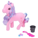 Pony mit geflochtenen Zöpfen zum Kämmen