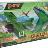 Schraubbares Flugzeug mit Bohrer und Schwungrad