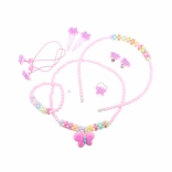 Modisches Set mit Schmetterlingen – Kinderset mit Schmuck und Haaraccessoires