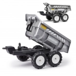 Anhänger Super Dumper vierrädrig grau