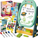 Zweiseitige magnetische Tafel zum Zeichnen und zum Lernen von Zahlen und Buchstaben