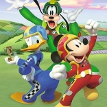 TREFL Puzzle Mickey Mouse Rennfahrer 20 Teile