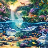 Puzzle 1500 Teile Jungle Paradise