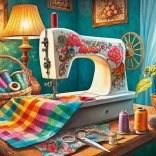 Cherry Pazzi Puzzle Meine Nähecke 1000 Teile