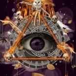 Diamantmalerei Das Hellseherische Auge 30x40 cm