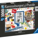 Ravensburger Puzzle Eames Design klassische Stühle 1000 Teile