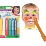 Gesichtsfarben in Stiftform – Set mit 6 Farben