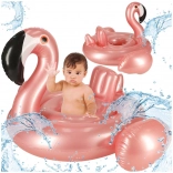 Aufblasbarer Kinder-Schwimmring mit Sitz Flamingo 60 cm