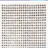 Selbstklebende silberne Steinchen 525 Stk.