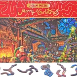 Puzzle Merry Christmas – Bei Santa zu Hause, 468 Teile