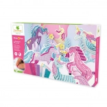 Stick & Fun XXL kreative Mosaik-Set – Einhörner