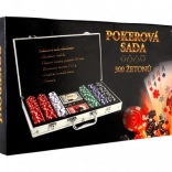 Pokerset im Aluminiumkoffer 300 Stk.
