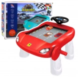 Manueller Fahrsimulator – roter Lernspieltisch