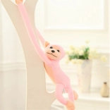 Plüschaffe mit Sound pink 80 cm