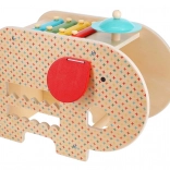 Holzmusik-Elefant 5v1 Petit Collage