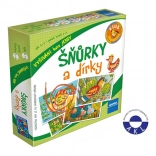 Granna Schnüre und Löcher kreatives Spiel