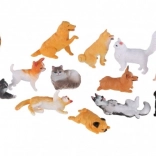Plastikfigur Hund und Katze – verschiedene Arten