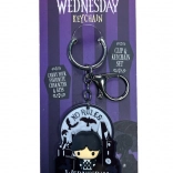 Acryl-Schlüsselanhänger WEDNESDAY mit Metallring