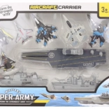 Flugzeugträger mit Zubehör für Kinder