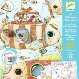 Malbücher Malo auf Reisen von Djeco