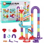 Unterhaltsames Baukasten-Set mit Murmelbahn für Kinder