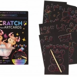 Kratzel-Malbuch für Kinder – Tiere