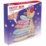 Diamantmosaik – Kissen mit Giraffe