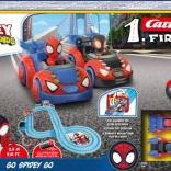 Carrera First Autorennbahn Spidey Go Webs Go 2,9 m